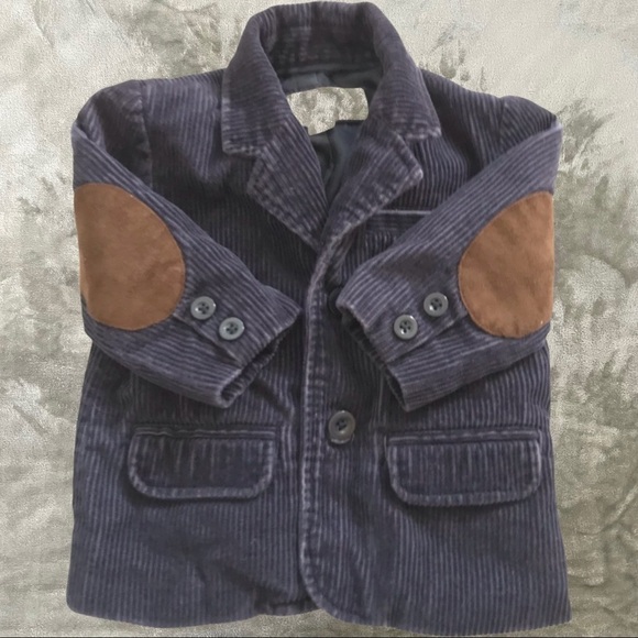 Wonderkids Corduroy Button Up Blazer with Elbow Patches Coat Jacket Baby Size12M - Picture 1 of 11